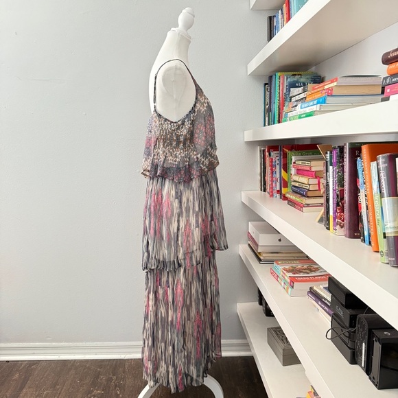 Meadow Rue Anthropologie Josie Tiered Dress sz 4 - Picture 9 of 15